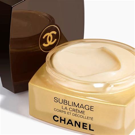 décolleté chanel inblu|SUBLIMAGE LA CRÈME CORPS ET DÉCOLLETÉ Moisturizers.